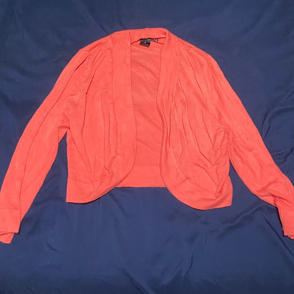 Peach cardigan